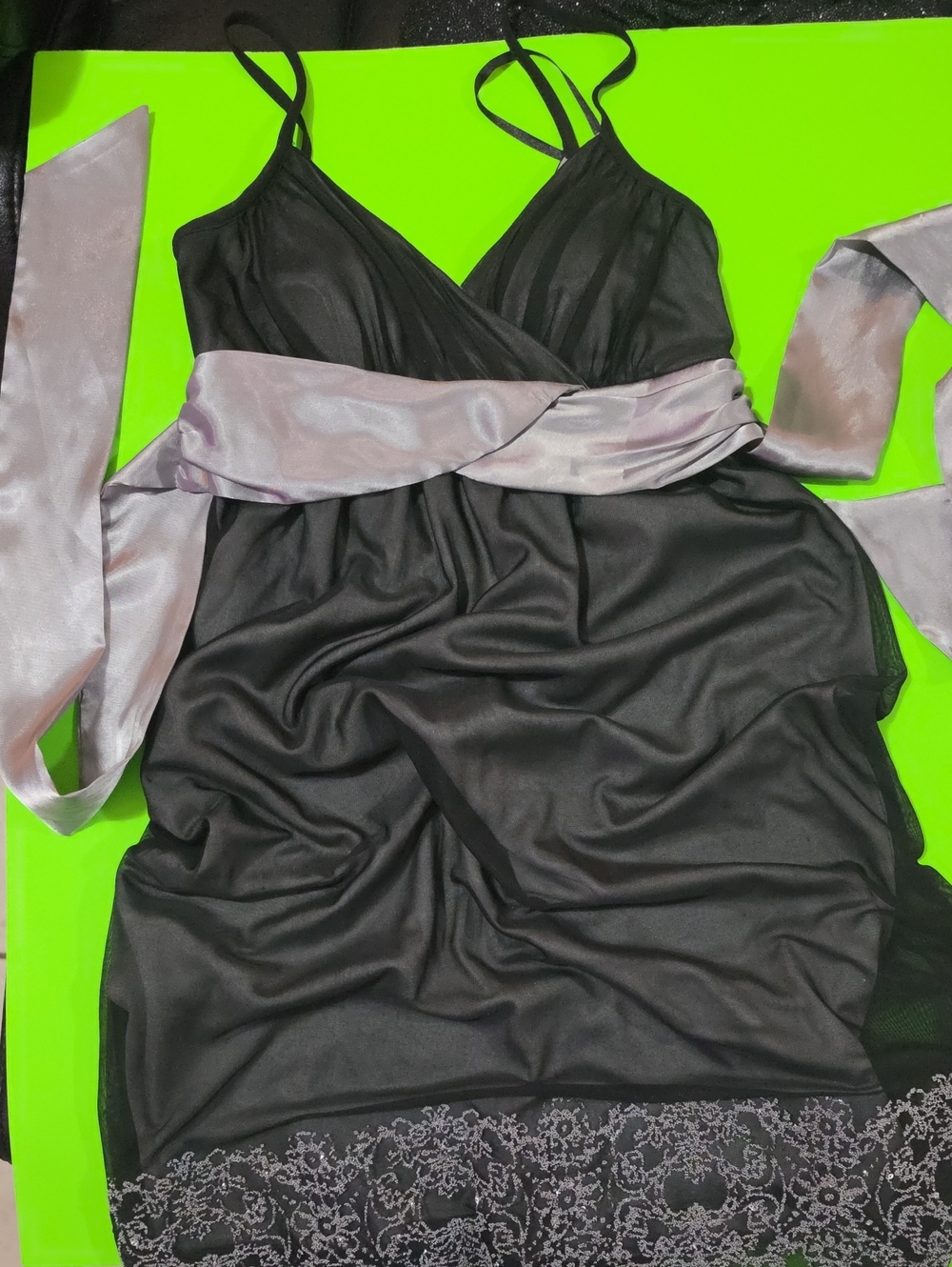 Bwear Black Dress with Gray Lined Interior